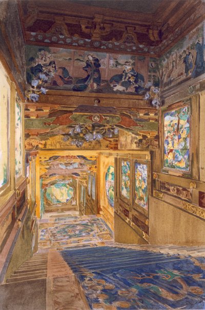 &39;Orientalisme et Architecture Contemporaine&39;のベルギー、ラーケンの王立公園にある日本タワー 作： Alexandre Auguste Louis Marcel
